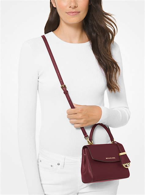 ava extra-small saffiano leather crossbody